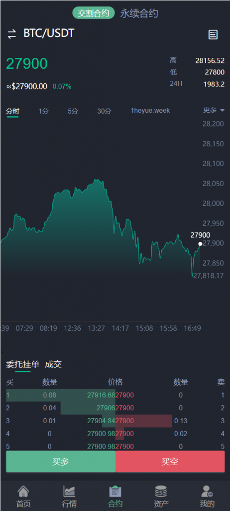 【交易所】新版java交易所系统/合约期权/理财质押/前端uianpp开源代码插图3