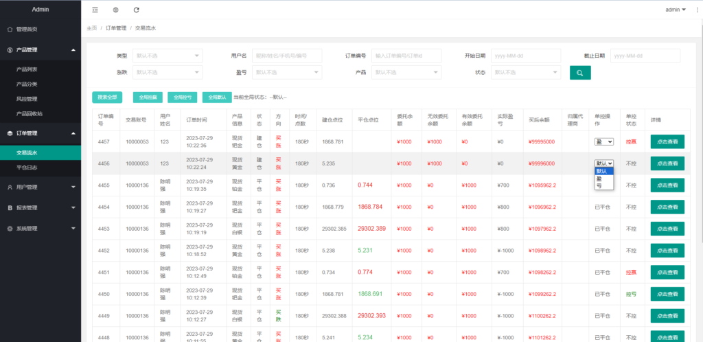 海外源码/全新定制微盘系统/贵金属期货微交易系统/房间玩法开源代码插图14