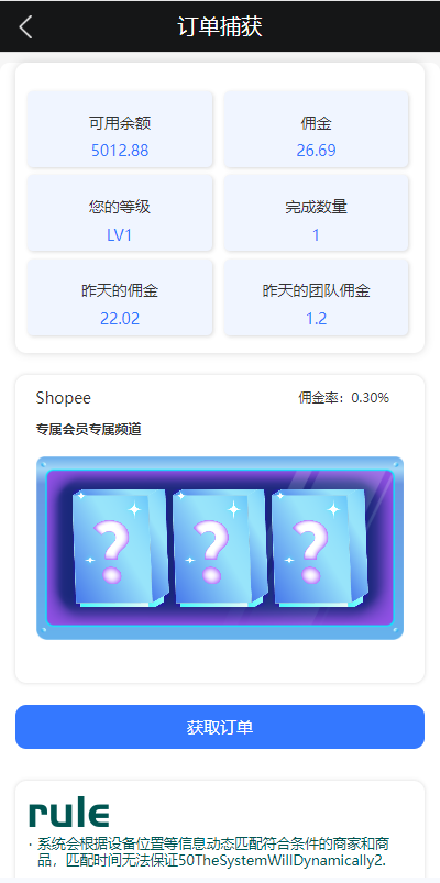 海外源码/多语言抢单刷单系统/海外抢单刷单/派单/订单自动匹配开源代码插图5