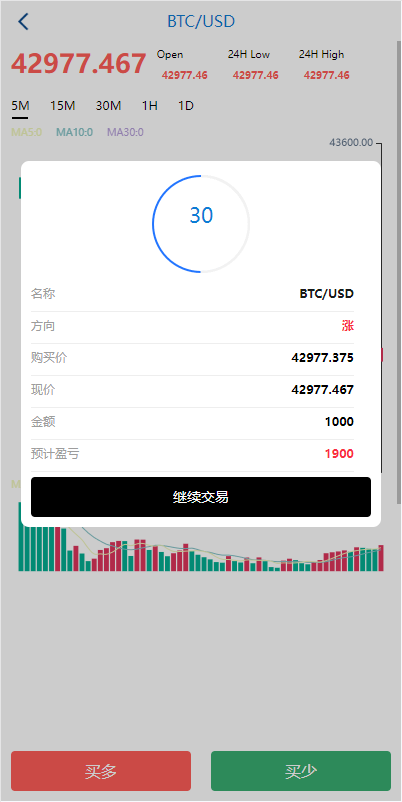 海外多语言微盘系统/虚拟币秒合约微交易/前端uniapp开源代码插图5