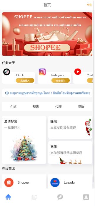 【海外多语言任务刷单系统】最新二开全新UI抢单刷单系统/海外刷单源码/订单自动匹配/分组杀修复版插图