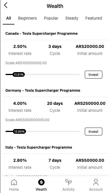 【海外多语言投资理财】全新UI特斯拉投资理财/海外理财/投资返利/完美运营修复版插图1