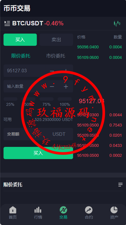 全开源八国语言交易所源码/交易所源码/K线正常/海外交易所/多次修复开源