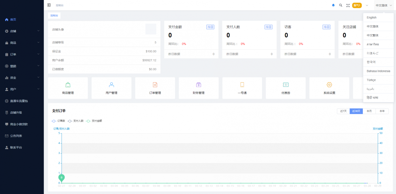 多语言海外商城系统/多商户跨境电商/前端uniapp/vue外贸商城插图6